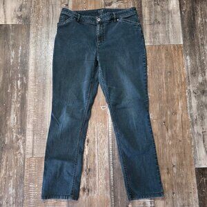 J.Jill Tried & True Fit Slim Ankle Blue Jeans Size 10
